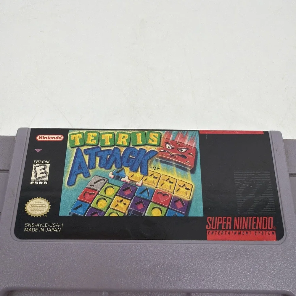 Tetris Attack (SNES) Loose Cart Only - Authentic Good Condition
